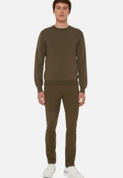 Merino Wool Crew Neck Jumper|Boggi Milano Cheap