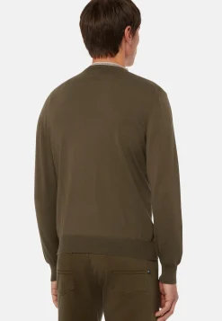 Merino Wool Crew Neck Jumper|Boggi Milano Cheap