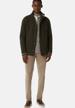 Mixed Wool Bomber Cardigan|Boggi Milano Cheap