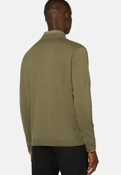 Mock Turtleneck Jumper in Silk and Cotton|Boggi Milano Cheap