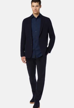 Bridge Jacket in B Jersey Wool and Cotton|Boggi Milano Shop