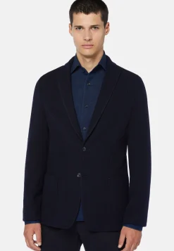 Bridge Jacket in B Jersey Wool and Cotton|Boggi Milano Shop