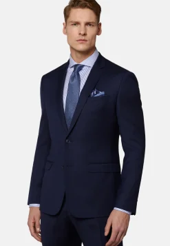 Diagonal Suit In Stretch Wool|Boggi Milano New
