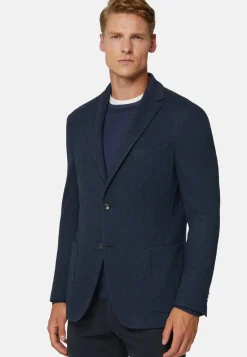 Herringbone Jacket In Wool And Cotton|Boggi Milano Cheap
