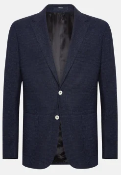 Jacket In Stretch Wool Linen|Boggi Milano Fashion