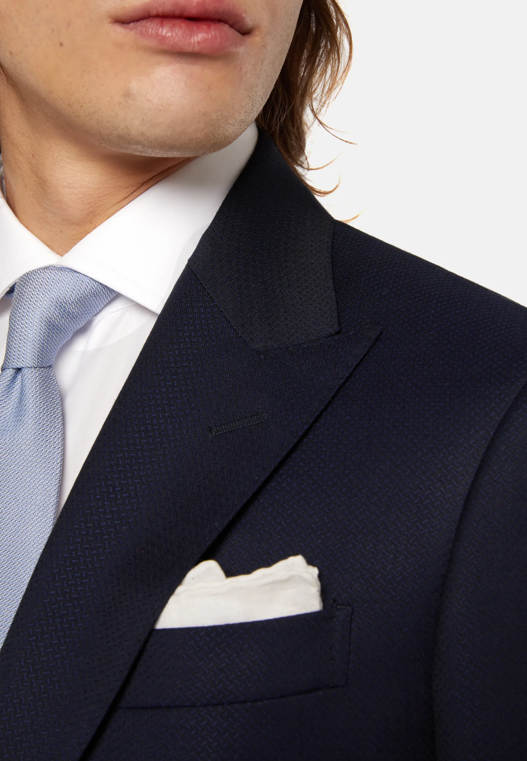 Micro Pattern Suit In Pure Wool|Boggi Milano Shop