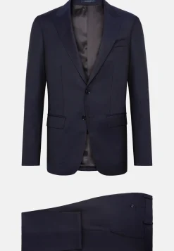 Micro Pattern Suit In Pure Wool|Boggi Milano Shop