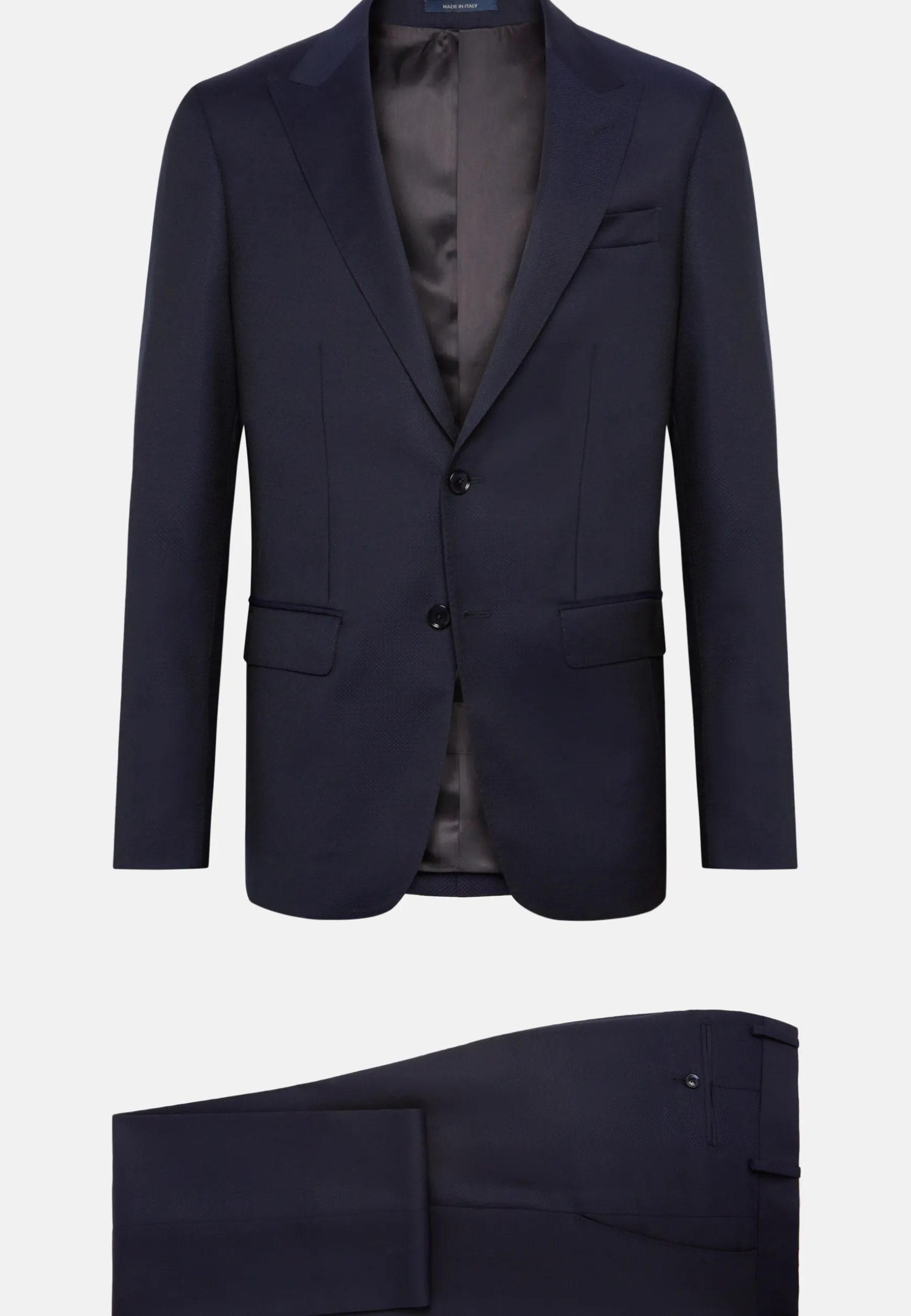 Micro Pattern Suit In Pure Wool|Boggi Milano Shop