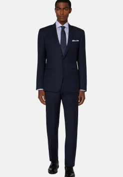 Micro Pattern Suit in Stretch Wool|Boggi Milano Flash Sale