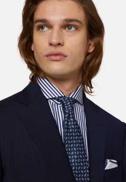 Pinstripe Suit In Pure Wool|Boggi Milano New