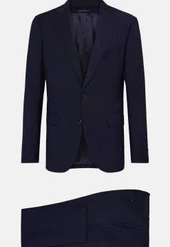 Pinstripe Suit In Pure Wool|Boggi Milano New