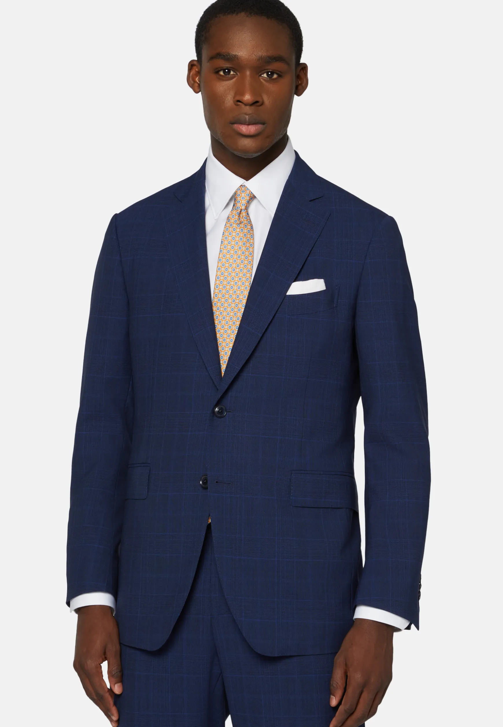 Prince of Wales Check Suit In Super 130 Wool|Boggi Milano Flash Sale