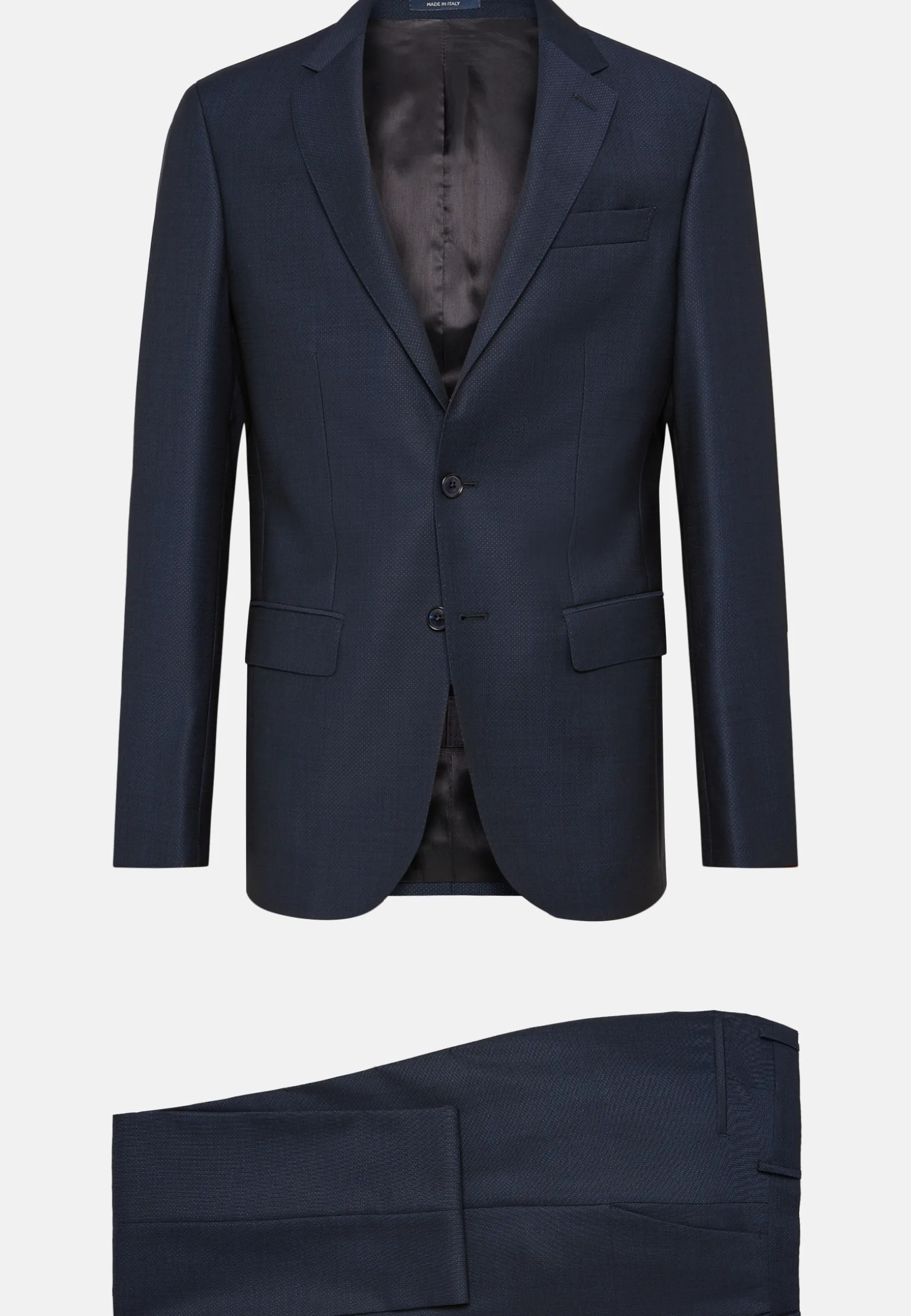Textured Wool Suit|Boggi Milano Discount