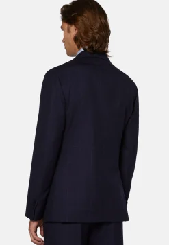 Windowpane Check Suit In Pure Wool|Boggi Milano Sale