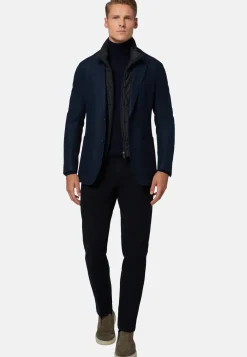 Wool Jacket With Detachable Bib|Boggi Milano Sale