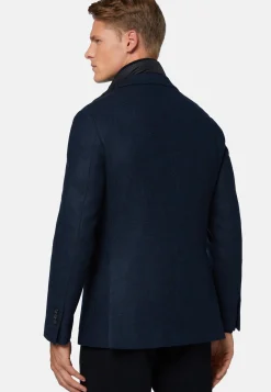 Wool Jacket With Detachable Bib|Boggi Milano Sale