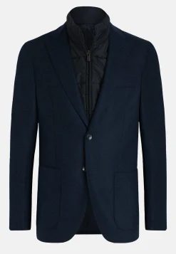Wool Jacket With Detachable Bib|Boggi Milano Sale