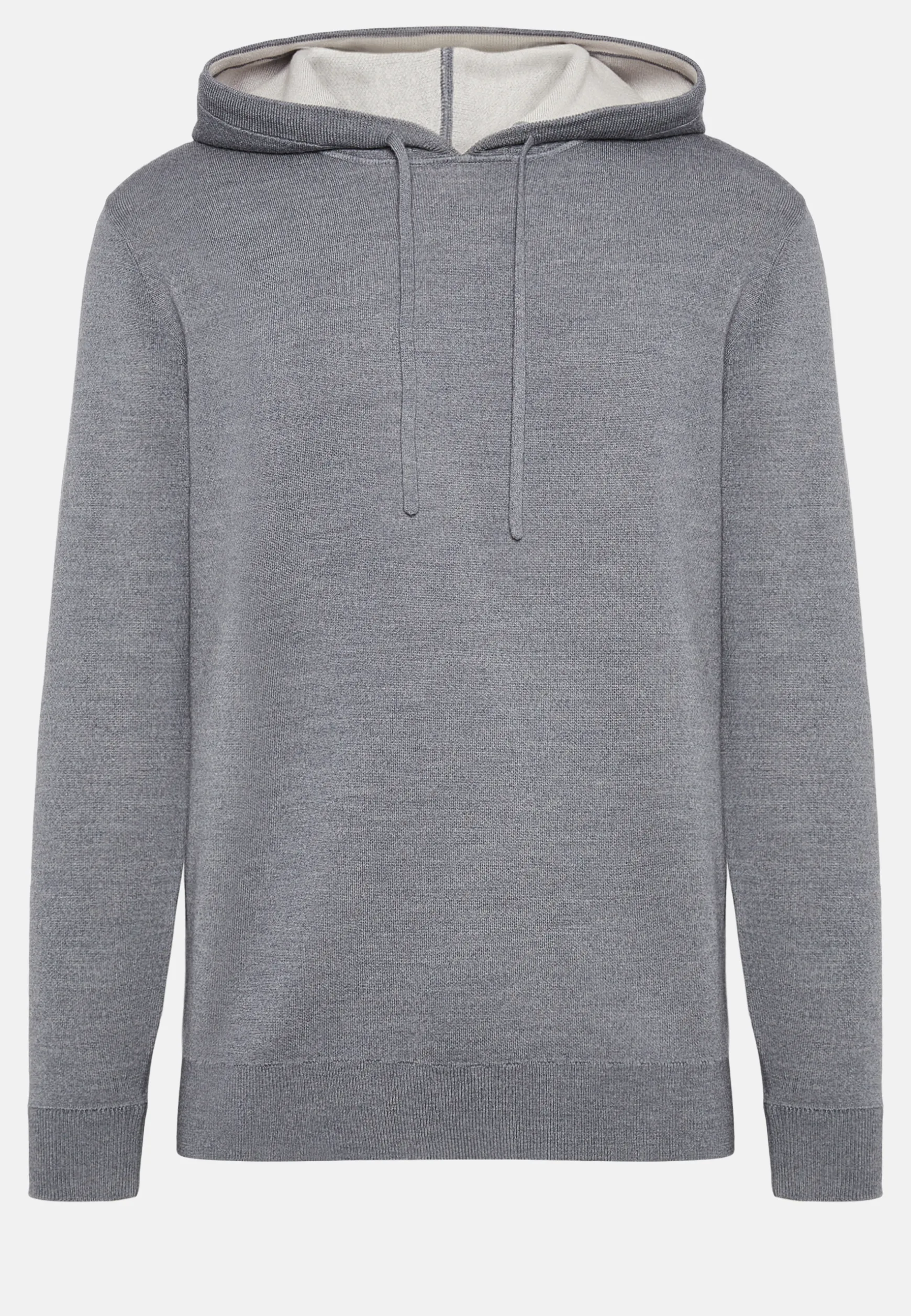 Navy Double Hooded Jumper In Wool Nylon Cotton|Boggi Milano Best