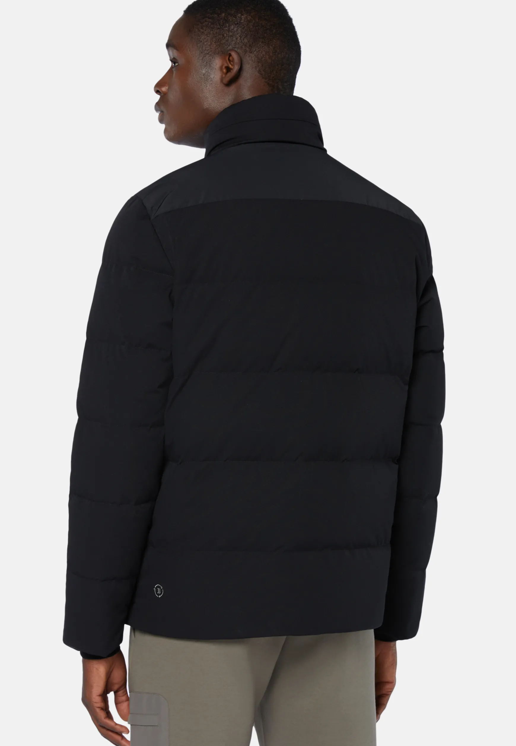 Nylon Padded Field Jacket In Feather|Boggi Milano Fashion