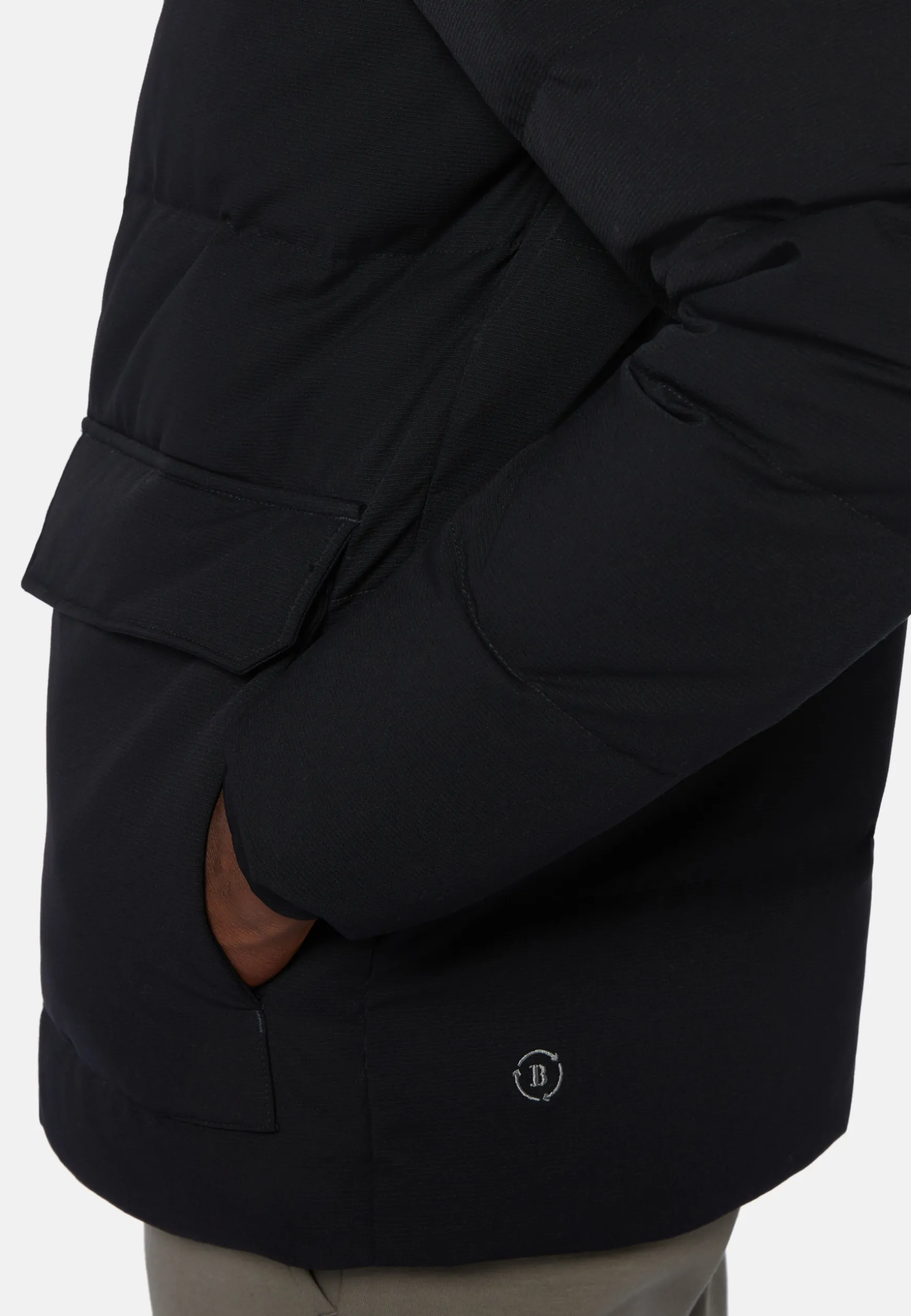 Nylon Padded Field Jacket In Feather|Boggi Milano Fashion