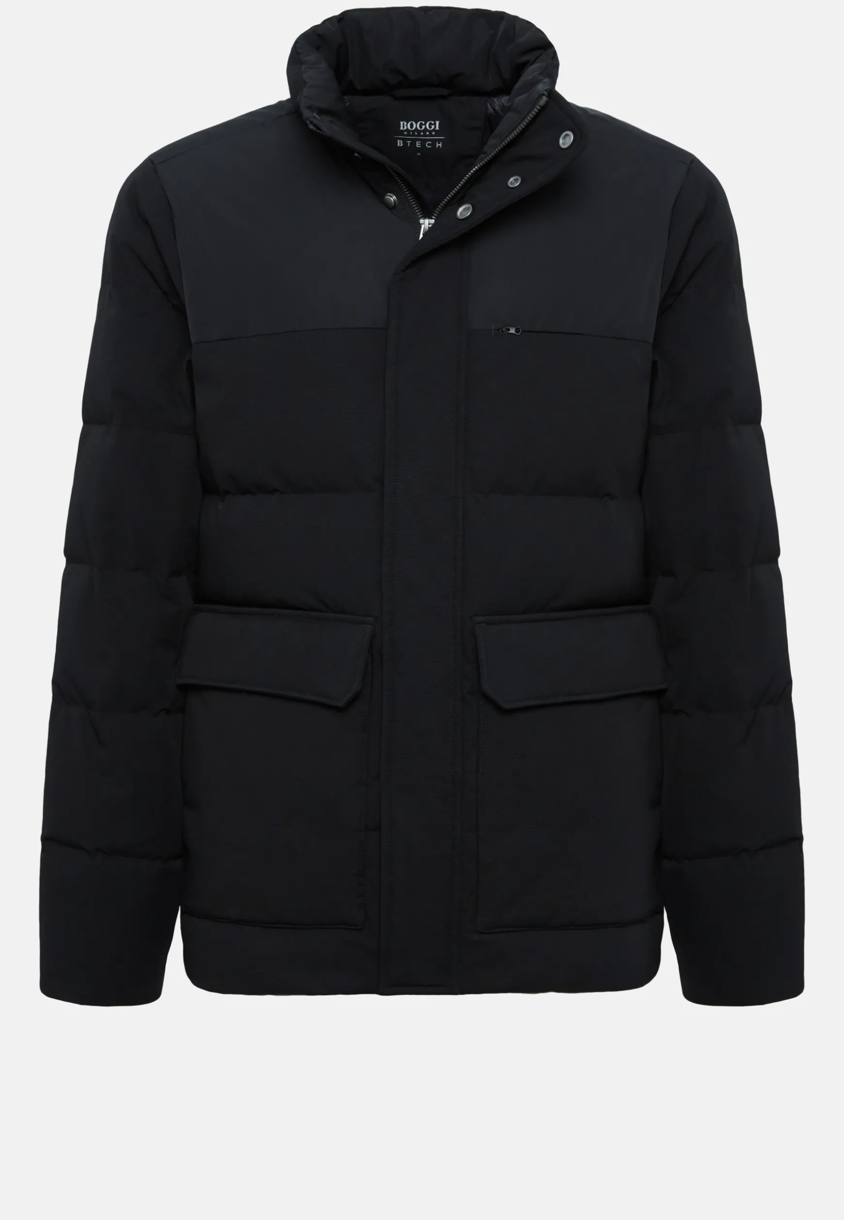 Nylon Padded Field Jacket In Feather|Boggi Milano Fashion