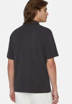 Organic Cotton Blend Piqué Polo Shirt|Boggi Milano Hot