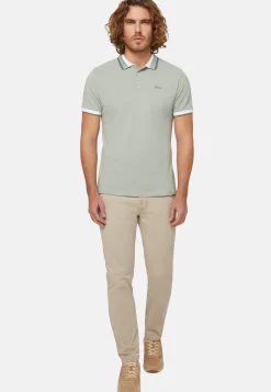 Organic Cotton Blend Piqué Polo Shirt|Boggi Milano Fashion