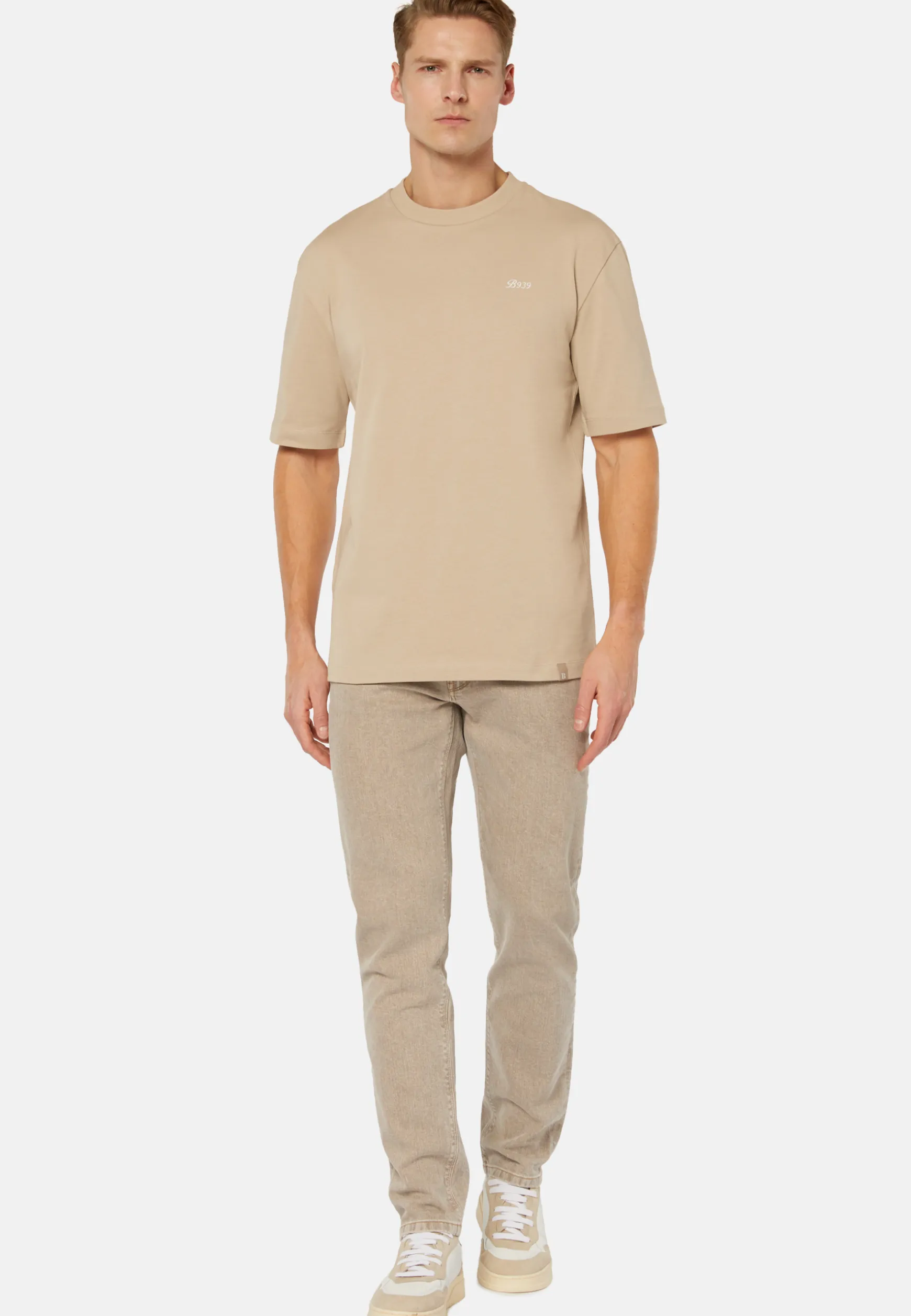 Organic Cotton Blend T-Shirt|Boggi Milano Store