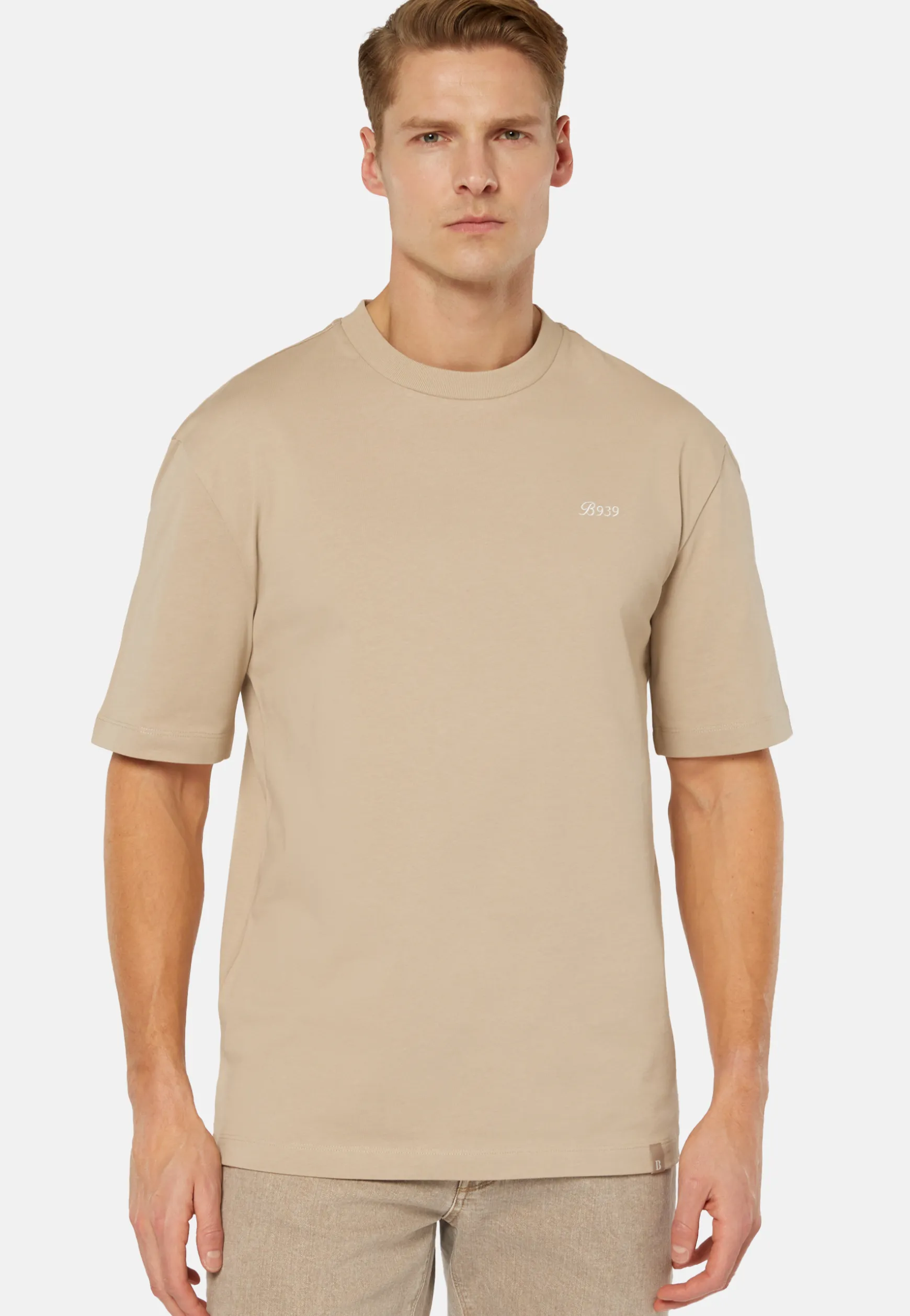 Organic Cotton Blend T-Shirt|Boggi Milano Store