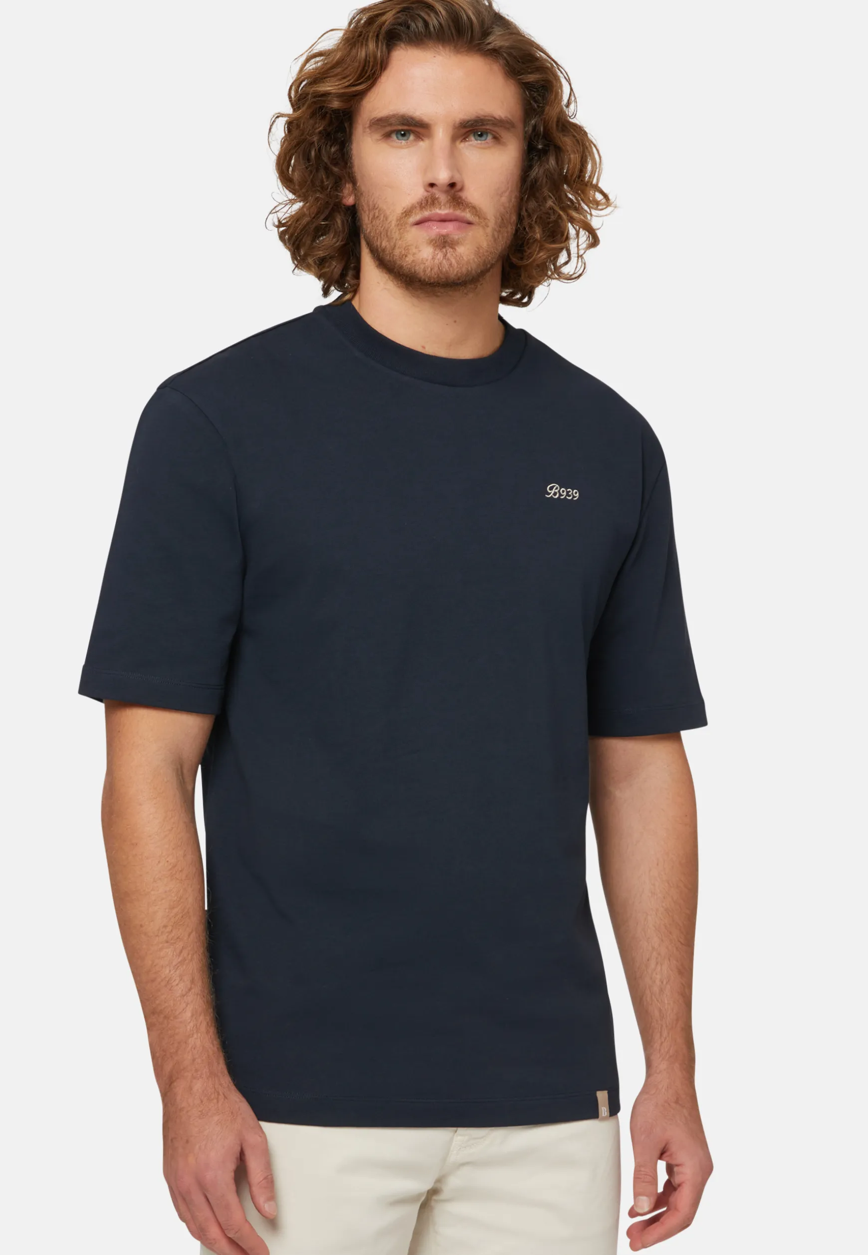 Organic Cotton Blend T-Shirt|Boggi Milano Cheap