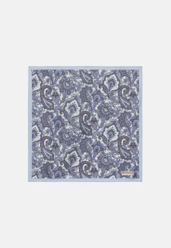 Paisley Print Silk Pocket Square|Boggi Milano Best