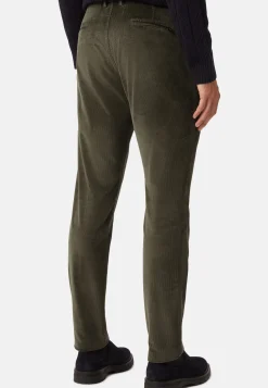 Pants in Stretch Velvet|Boggi Milano Fashion