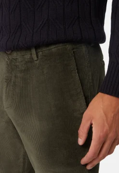 Pants in Stretch Velvet|Boggi Milano Fashion