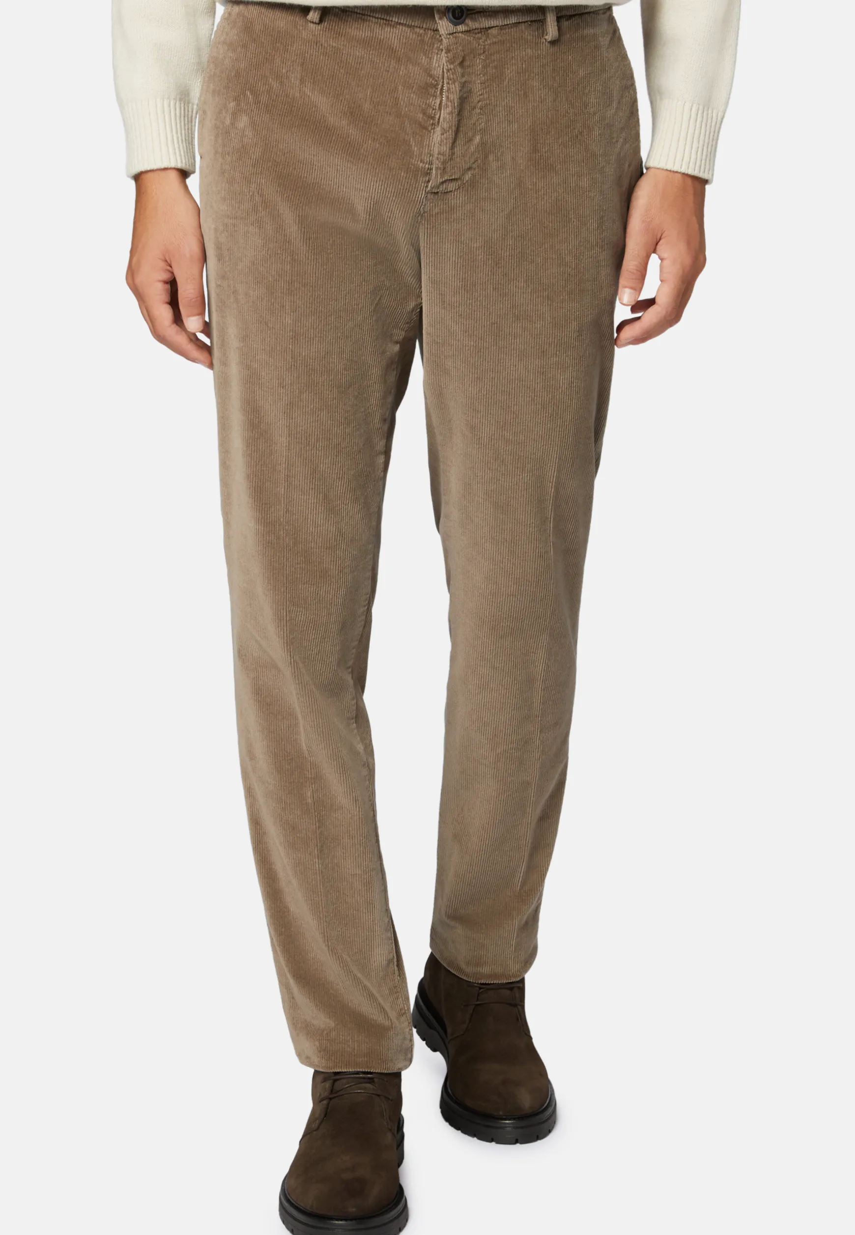 Pants in Stretch Velvet|Boggi Milano Clearance