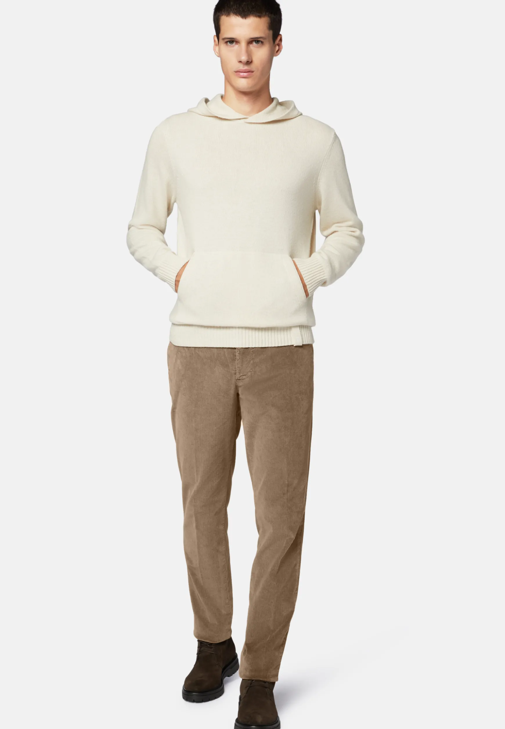 Pants in Stretch Velvet|Boggi Milano Clearance