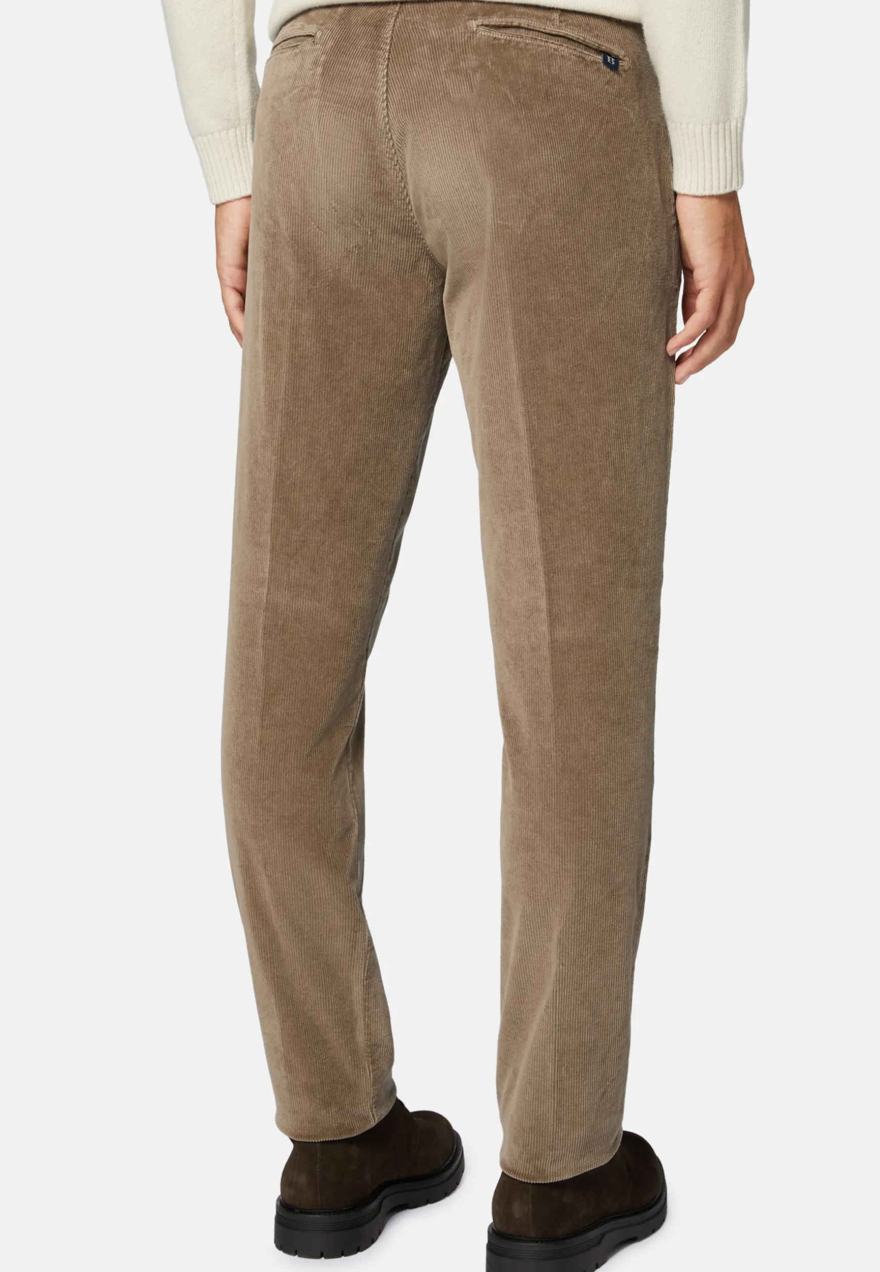 Pants in Stretch Velvet|Boggi Milano Clearance