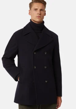 Peacoat In Wool|Boggi Milano Sale
