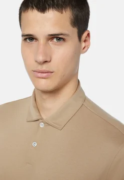 Polo Shirt in a Cotton Blend High-Performance Jersey Regular|Boggi Milano Store