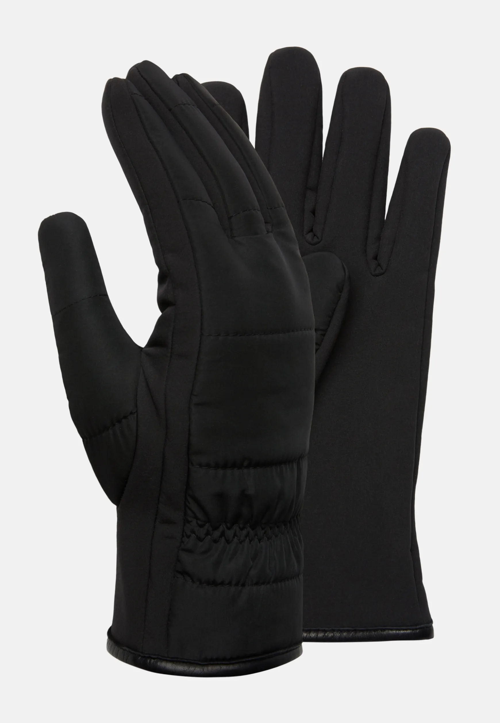 Quilted Technical Fabric Gloves|Boggi Milano New