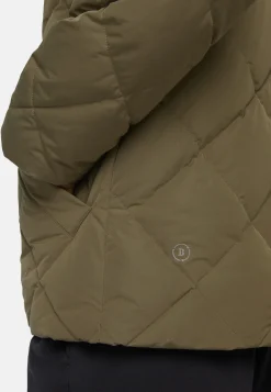 Recycled Fabric Goose Down Bomber Jacket|Boggi Milano Cheap