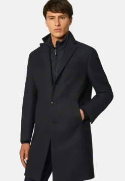 Recycled Wool Membrane Padded Coat|Boggi Milano Clearance