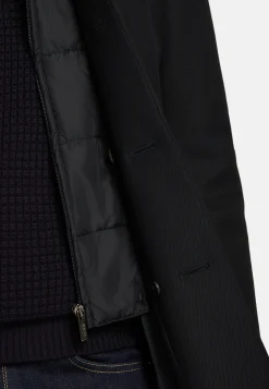 Recycled Wool Membrane Padded Coat|Boggi Milano Clearance