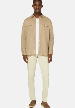Regular Fit Linen Shirt|Boggi Milano Store