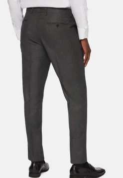 Regular Fit Birdseye Wool Pants|Boggi Milano Hot