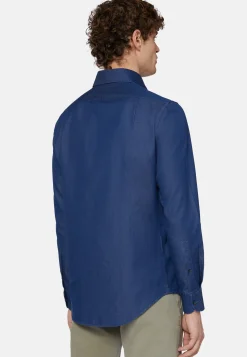 Regular Fit Cotton Denim Shirt|Boggi Milano Discount