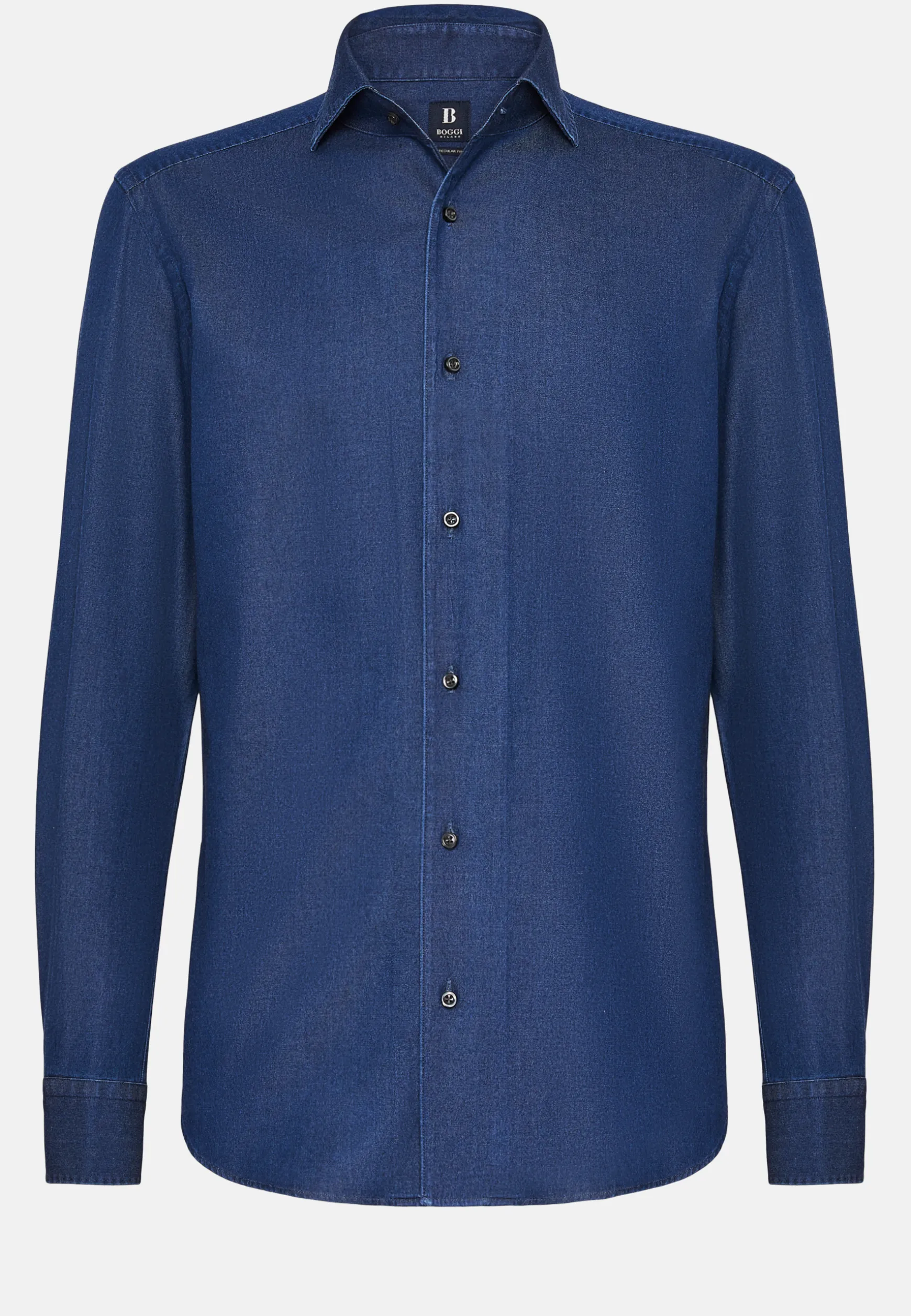 Regular Fit Cotton Denim Shirt|Boggi Milano Discount