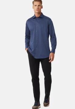 Regular Fit Cotton Jersey Polo Shirt|Boggi Milano Outlet