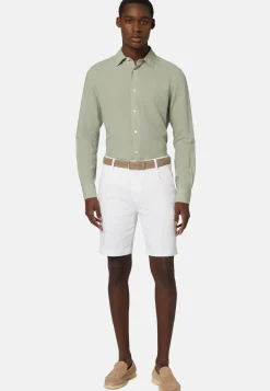 Regular Fit Tencel/Linen Shirt|Boggi Milano Flash Sale
