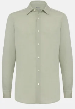 Regular Fit Tencel/Linen Shirt|Boggi Milano Flash Sale