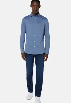 Regular Fit Japanese Jersey Polo Shirt|Boggi Milano Outlet